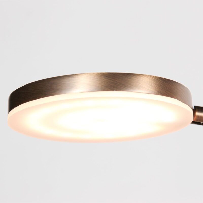 Vloerlamp Soleil accu 3515BR geborsteld brons met zwenkarm - Afbeelding 5