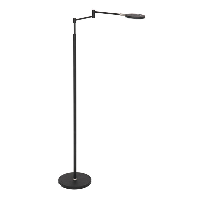 Vloerlamp Soleil accu 3515ZW zwart met zwenkarm - Afbeelding 2