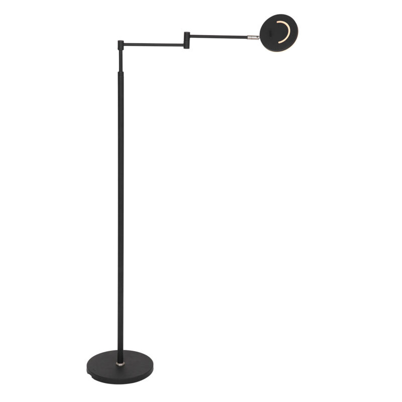 Vloerlamp Soleil accu 3515ZW zwart met zwenkarm - Afbeelding 11