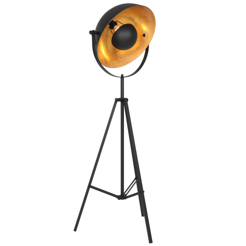 Vloerlamp Sunflower 3664ZW Zwart met E27 fitting - Afbeelding 2