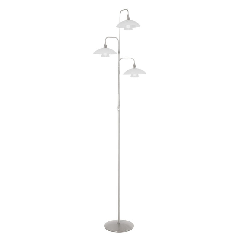 Vloerlamp Tallerken 2659ST Staal 3 licht met dimmer - Afbeelding 2