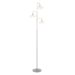 Vloerlamp Tallerken 2659ST Staal 3 licht met dimmer