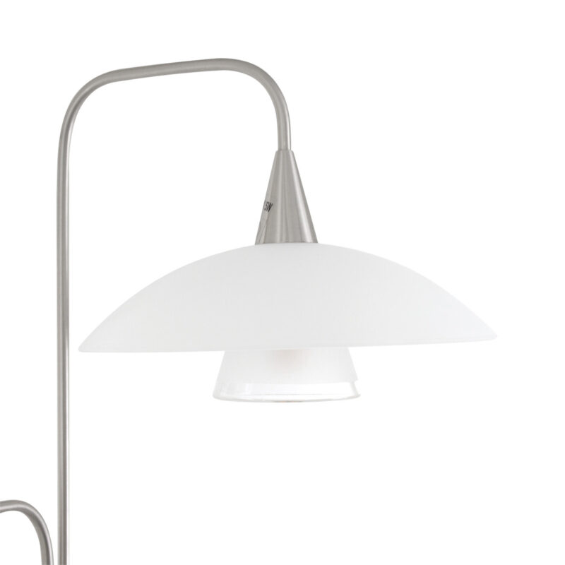 Vloerlamp Tallerken 2659ST Staal 3 licht met dimmer - Afbeelding 5