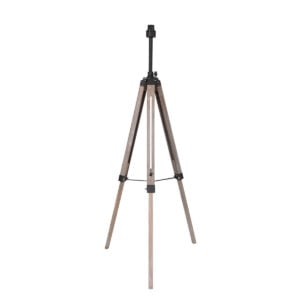 Vloerlamp Triek 3348ZW driepoot met E27 fitting zonder kap