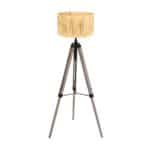 Vloerlamp Triek 4101ZW driepoot met een grass kap