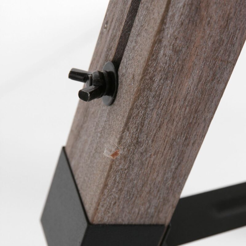 Vloerlamp Triek 4103ZW driepoot met een gouden velours kap - Afbeelding 13