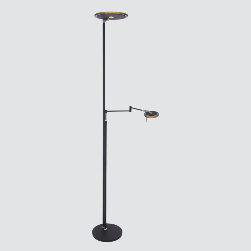 Vloerlamp Turound 2663ZW Zwart lees arm - Afbeelding 20