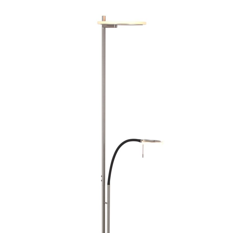 Vloerlamp Turound 2988ST staal met leesarm - Afbeelding 20