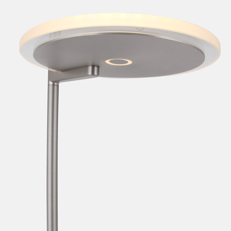 Vloerlamp Turound 2988ST staal met leesarm - Afbeelding 5