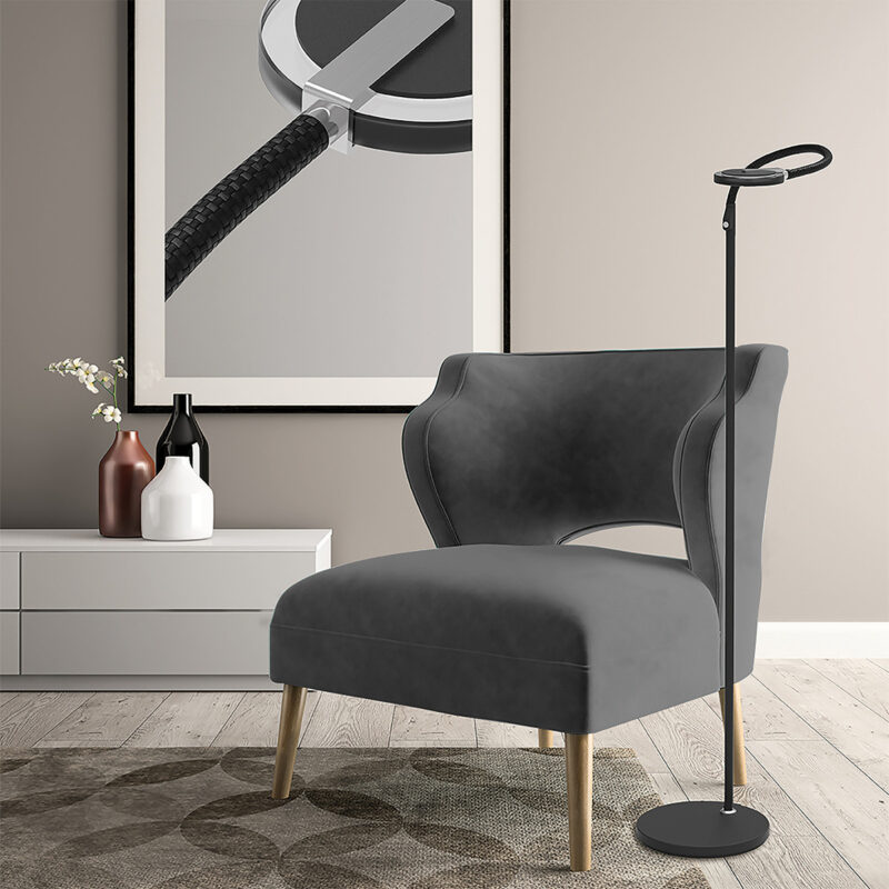 Vloerlamp Turound 2991ZW Zwart - Afbeelding 4