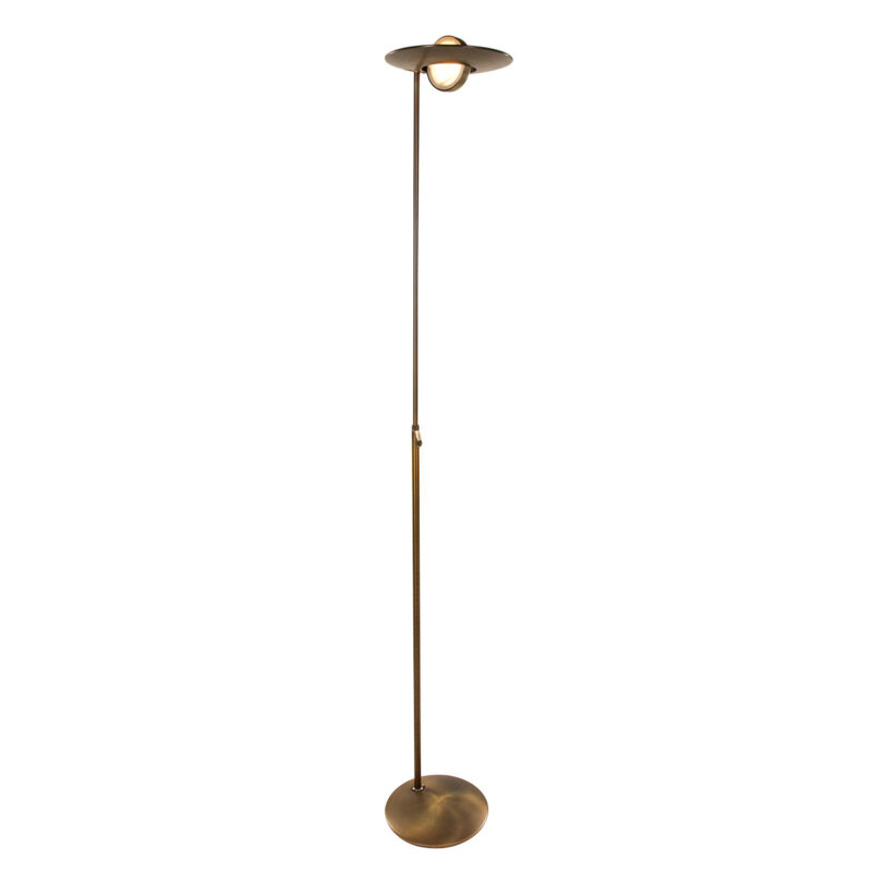 Vloerlamp Zenith 1477BR Brons lichtkleur instelbaar - Afbeelding 2