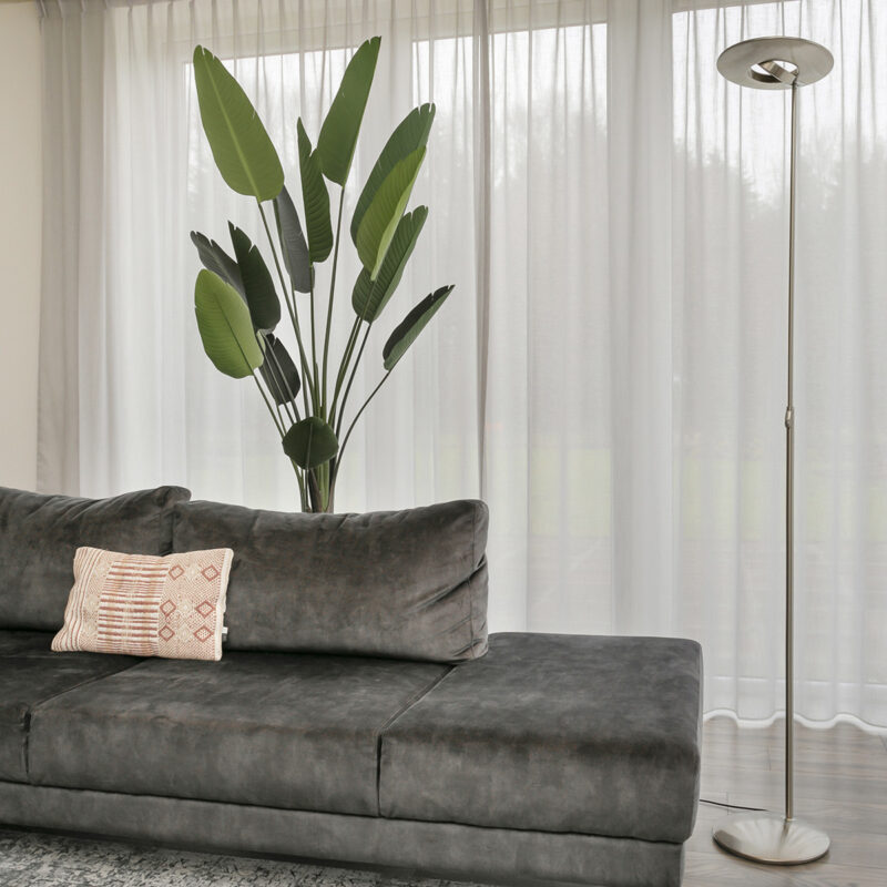Vloerlamp Zenith 1477ST Staal Lichtkleur instelbaar - Afbeelding 3