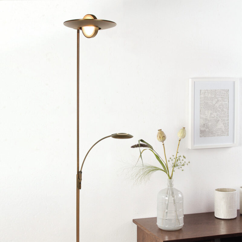 Vloerlamp Zenith 7860BR Brons Lichtkleur instelbaar - Afbeelding 3