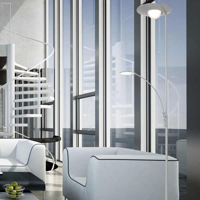 Vloerlamp Zenith 7860ST Staal Lichtkleur instelbaar - Afbeelding 3
