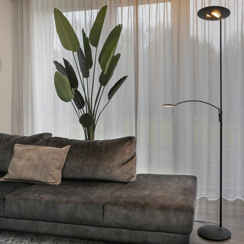 Vloerlamp Zenith 7860ZW Zwart Lichtkleur instelbaar - Afbeelding 3