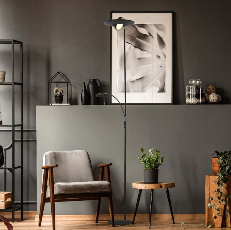 Vloerlamp Zenith 7860ZW Zwart Lichtkleur instelbaar - Afbeelding 22