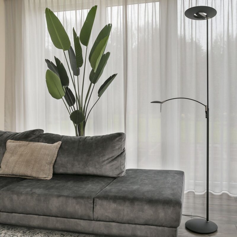 Vloerlamp Zenith 7860ZW Zwart Lichtkleur instelbaar - Afbeelding 24