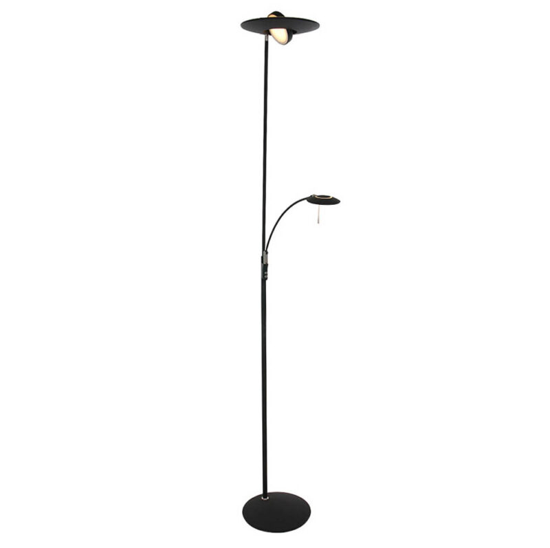 Vloerlamp Zenith 7860ZW Zwart Lichtkleur instelbaar