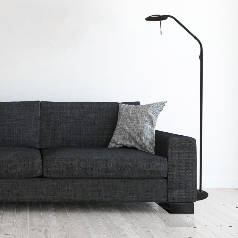 Vloerlamp Zenith 7910ZW Zwart lichtkleur instelbaar - Afbeelding 3