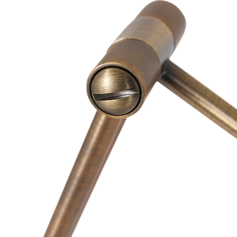 Vloerlamp Zodiac 2107BR Brons Knik arm Dimbaar - Afbeelding 5