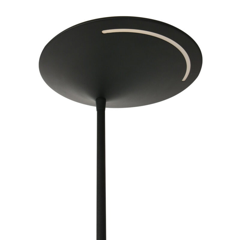 Vloerlamp Zodiac 2107ZW Zwart Knikarm Dimbaar - Afbeelding 5