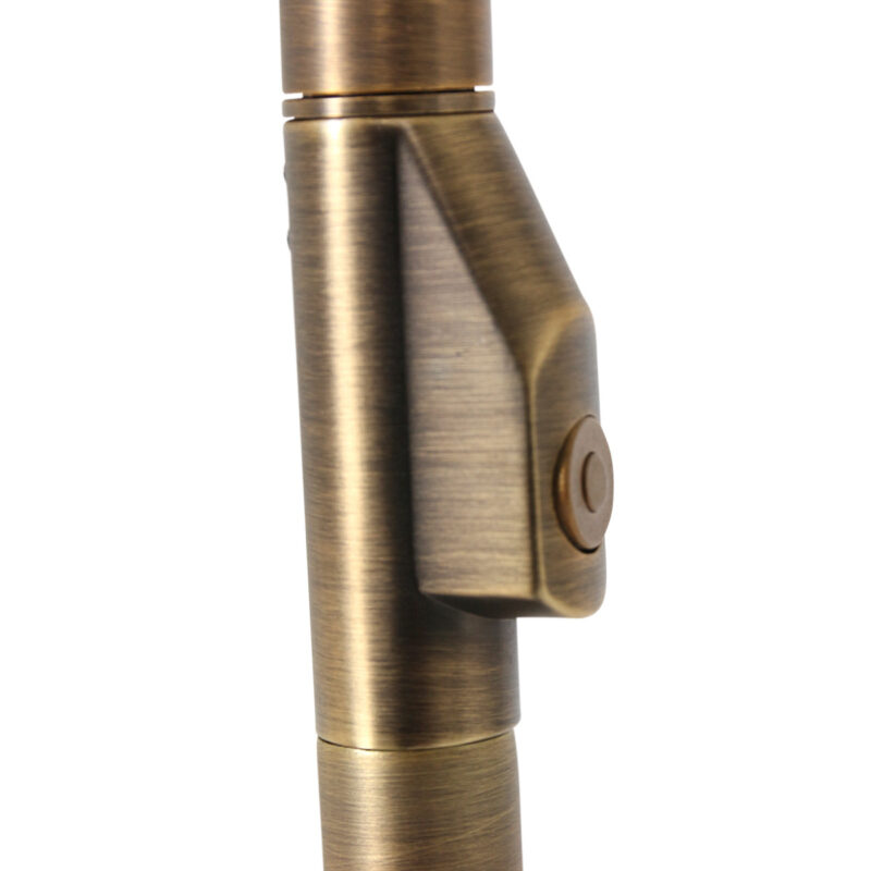 Vloerlamp Zodiac 2108BR Brons, met draaibare en knikbare arm - Afbeelding 11