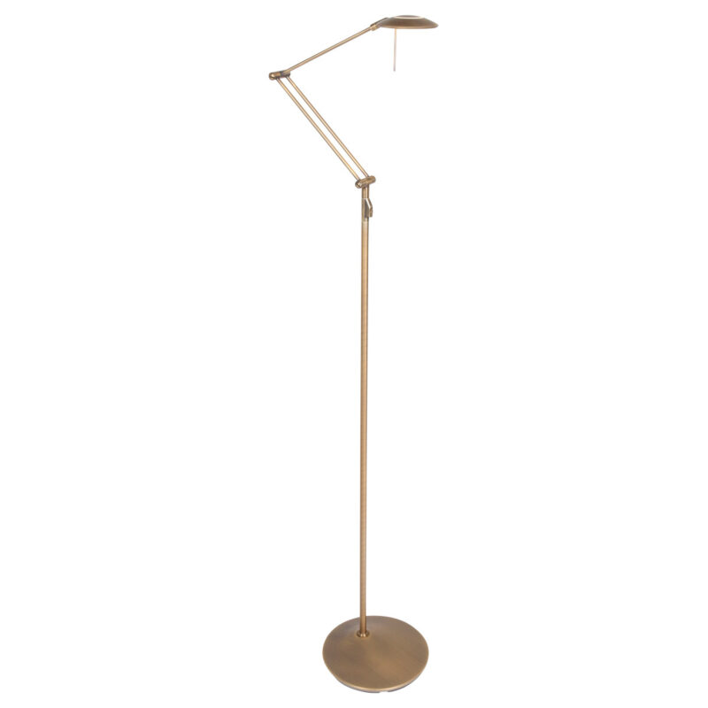 Vloerlamp Zodiac 2108BR Brons, met draaibare en knikbare arm - Afbeelding 16