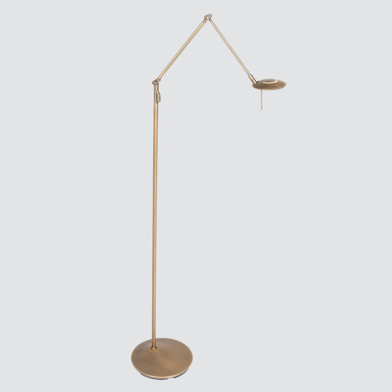 Vloerlamp Zodiac 2108BR Brons, met draaibare en knikbare arm - Afbeelding 20
