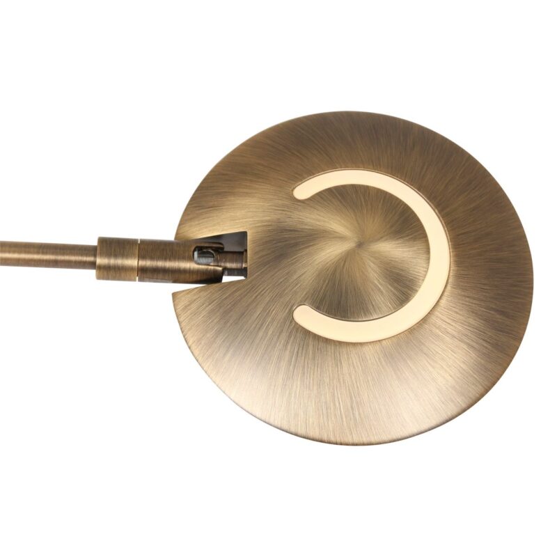 Vloerlamp Zodiac 2108BR Brons, met draaibare en knikbare arm - Afbeelding 5