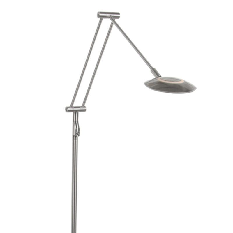 Vloerlamp Zodiac 2108ST Staal, met draaibare en knikbare arm - Afbeelding 18
