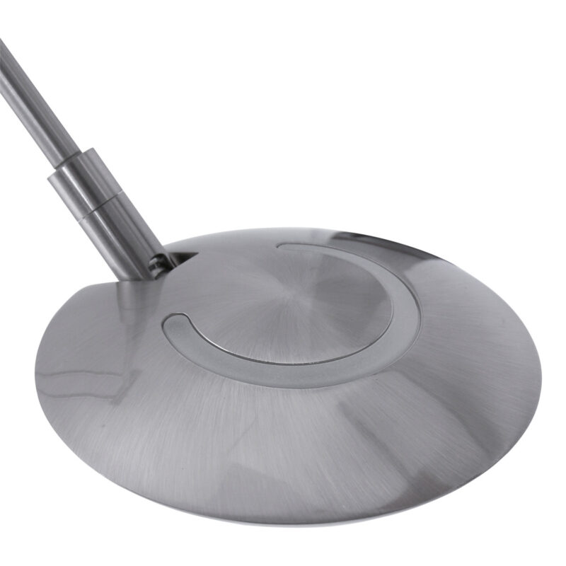 Vloerlamp Zodiac 2108ST Staal, met draaibare en knikbare arm - Afbeelding 5