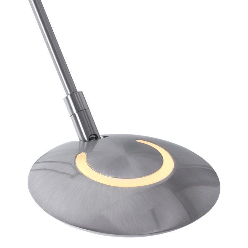 Vloerlamp Zodiac 2108ST Staal, met draaibare en knikbare arm - Afbeelding 7