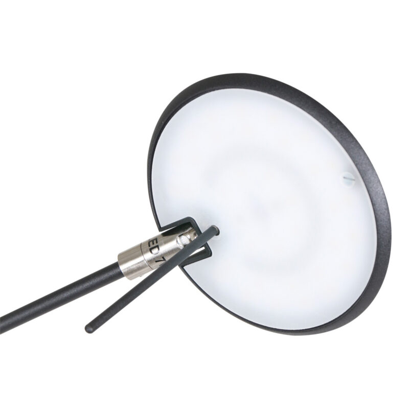 Vloerlamp Zodiac 2108ZW Zwart, met draaibare en knikbare arm - Afbeelding 19