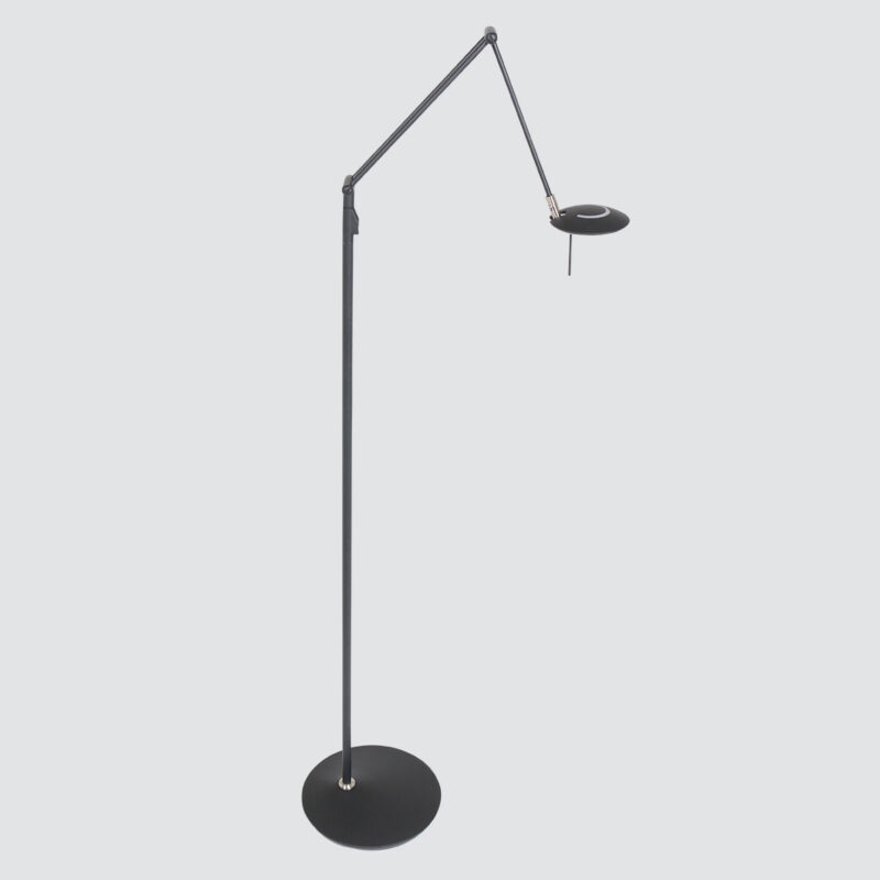 Vloerlamp Zodiac 2108ZW Zwart, met draaibare en knikbare arm - Afbeelding 21