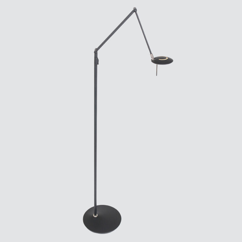 Vloerlamp Zodiac 2108ZW Zwart, met draaibare en knikbare arm - Afbeelding 22