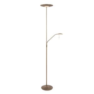 Vloerlamp Zodiac 7972BR Brons Dimbaar