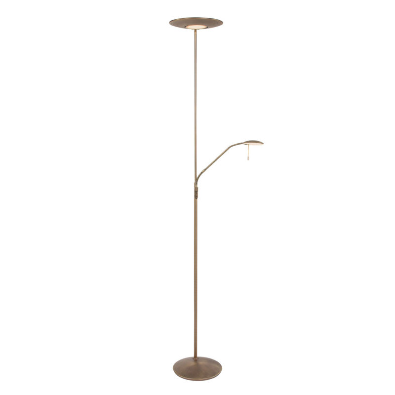Vloerlamp Zodiac 7972BR Brons Dimbaar