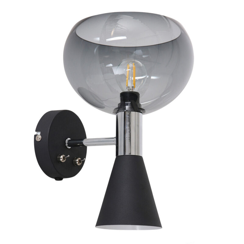 Wandlamp 2-lichts Fastlåst Anne Light 2570ZW Zwart - Afbeelding 2