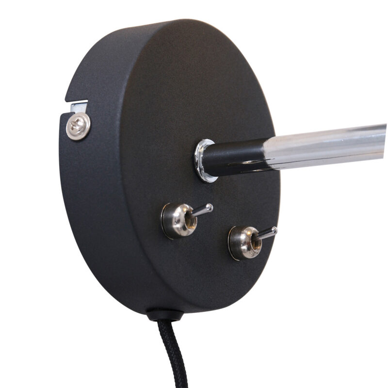 Wandlamp 2-lichts Fastlåst Anne Light 2570ZW Zwart - Afbeelding 11