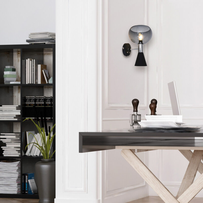 Wandlamp 2-lichts Fastlåst Anne Light 2570ZW Zwart - Afbeelding 3
