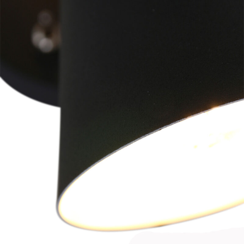 Wandlamp 2-lichts Fastlåst Anne Light 2570ZW Zwart - Afbeelding 5