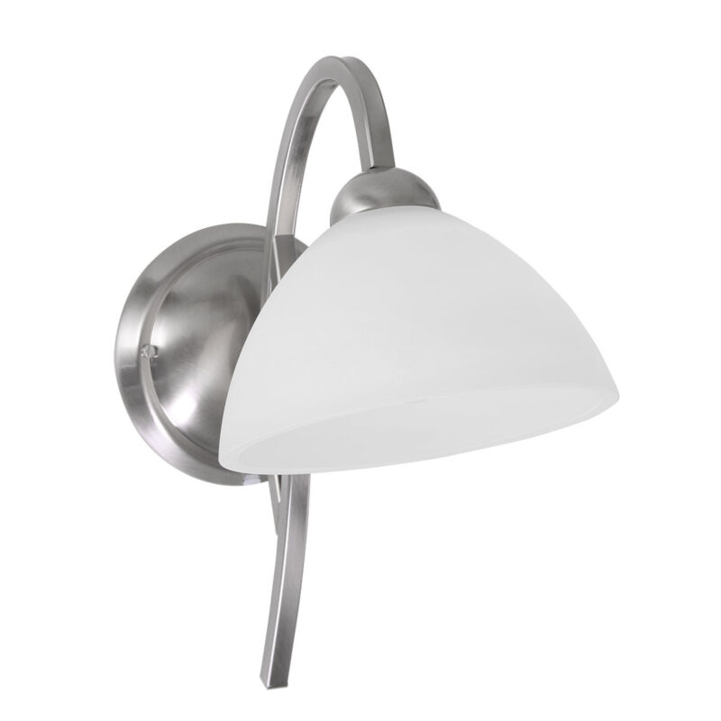Wandlamp Capri 6840ST Staal met aan/uit schakelaar - Afbeelding 2