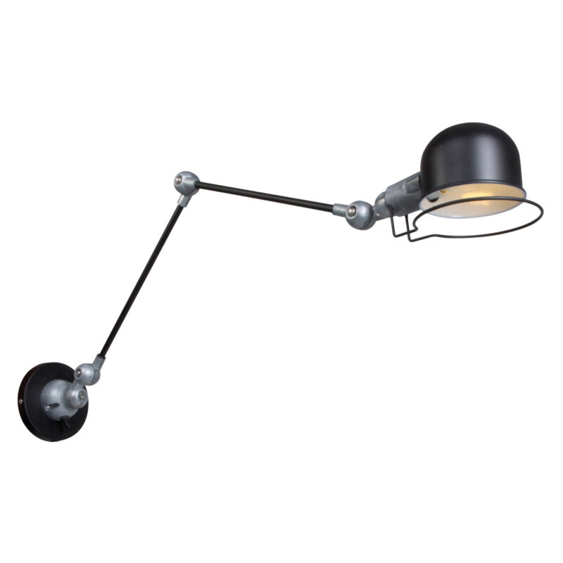 Wandlamp Davin 7656ZW Zwart met kleine fitting E14 - Afbeelding 15
