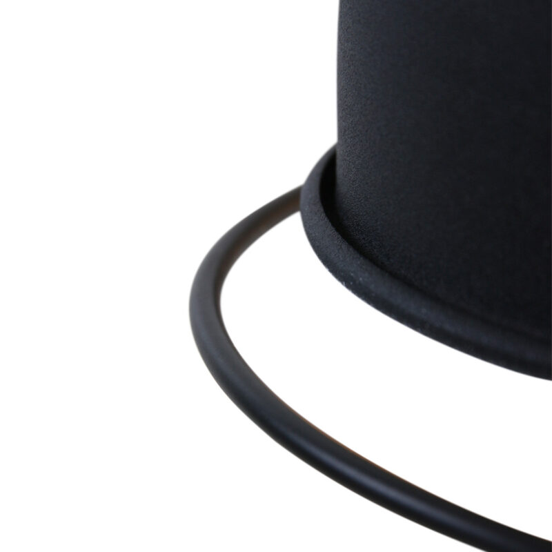 Wandlamp Davin 7657ZW Zwart met kleine fitting E14 - Afbeelding 6