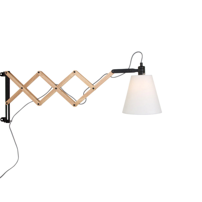 Wandlamp Dion 8852BE met uittrekbare arm E14 fitting - Afbeelding 2