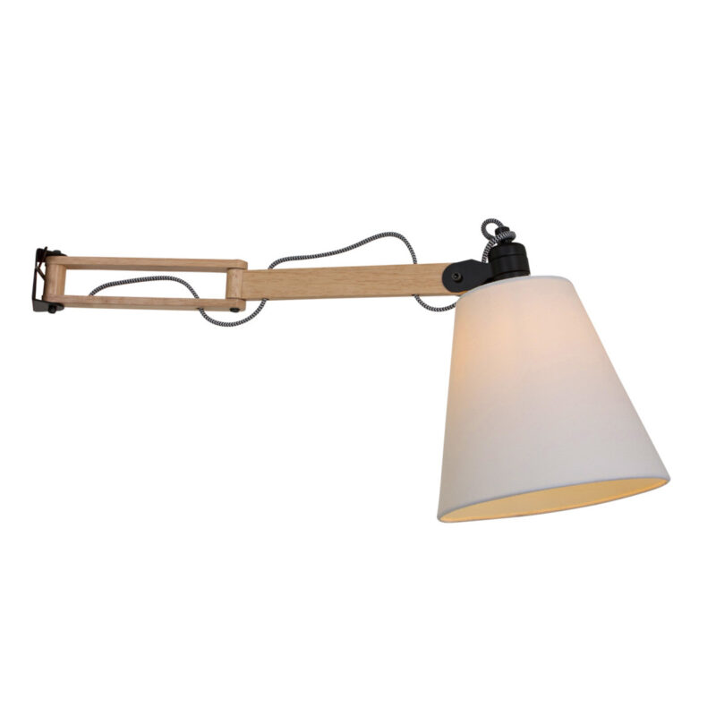 Wandlamp Dion 8853BE met uitklapbare arm E14 fitting - Afbeelding 2