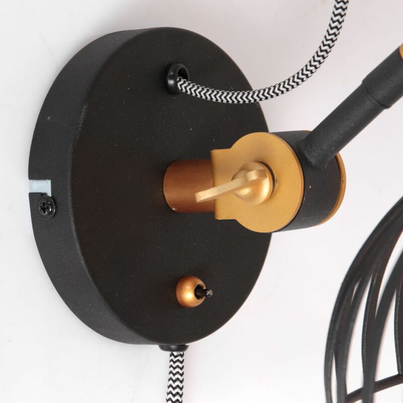 Wandlamp Dunbar 3088ZW – Industriële Verlichting met Stijlvol Design - Afbeelding 5