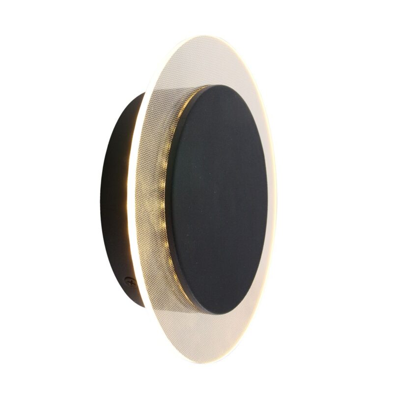 Wandlamp Lido 2564ZW Zwart Ø17cm 700 Lumen draaibaar - Afbeelding 11