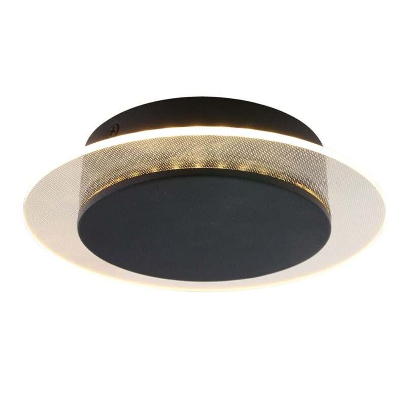 Wandlamp Lido 2564ZW Zwart Ø17cm 700 Lumen draaibaar - Afbeelding 17