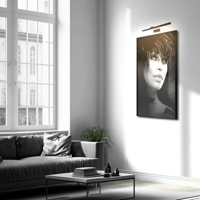 Wandlamp Litho 2431ZW Zwart Lichtkleur instelbaar - Afbeelding 3
